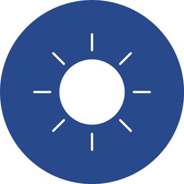Güneş Kabartma Çemberi Simgesi