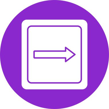 Sağ Kabartma Çemberi Simgesi