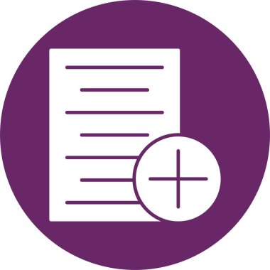 Yeni Belge Kabartma Çemberi Simgesi