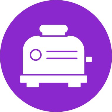 Tost Makinesi Kabartma Çemberi Simgesi