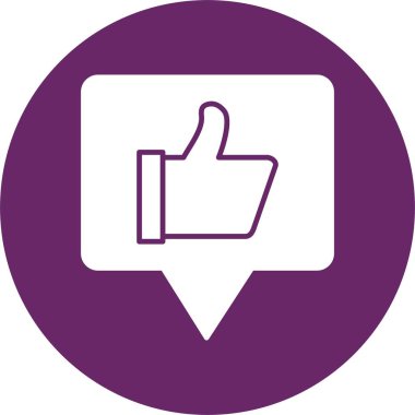 Memnuniyet Kabartma Çemberi Simgesi