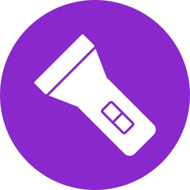 Meşale Kabartma Çemberi Simgesi