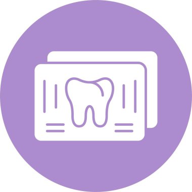 X Ray Kabartma Çemberi Simgesi