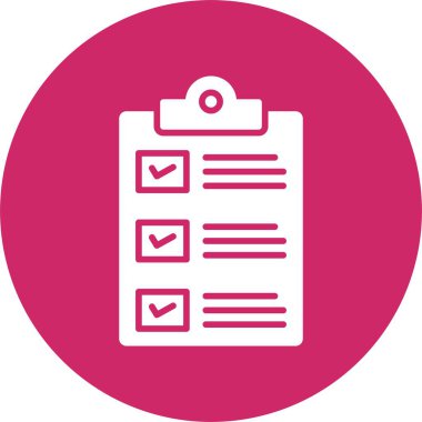 Alışveriş Listesi Kabartma Çemberi Simgesi