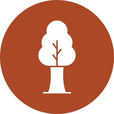 Ağaç Kabartma Çemberi Simgesi