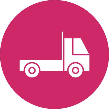 Kamyon Kabartma Çemberi Simgesi