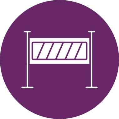 Bariyer Kabartma Çemberi Simgesi