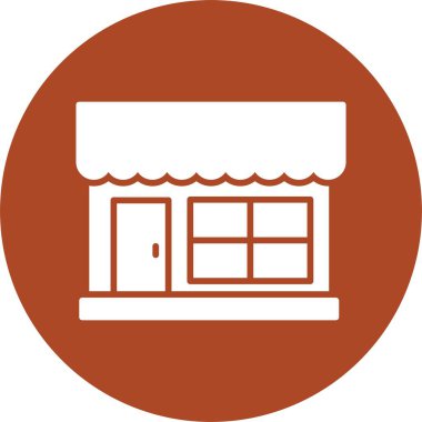 Market Kabartma Çemberi Simgesi