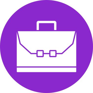 Evrak çantası Kabartma Çemberi Simgesi