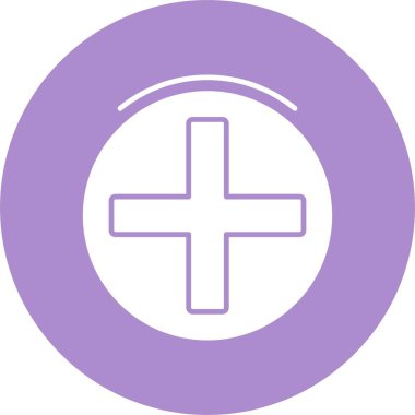 Artı İşaret Çemberi Simgesi