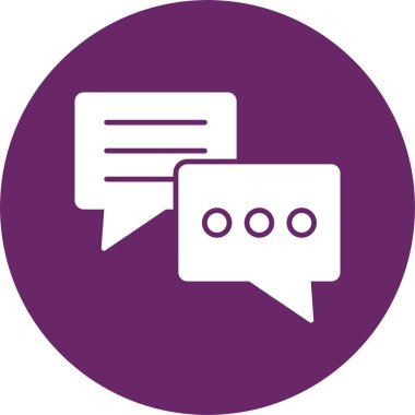 Konuşma Kabartma Çemberi Simgesi