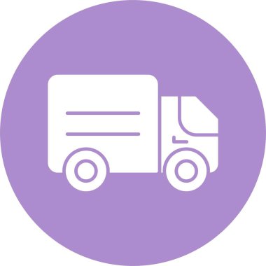 Teslimat Aracı Kabartma Çemberi Simgesi