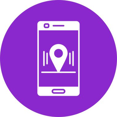 Konum Kabartma Çemberi Simgesi