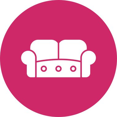 Kanepe Kabartma Çemberi Simgesi