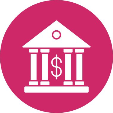 Banka Kabartma Çemberi Simgesi