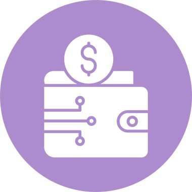 Cüzdan Kabartma Çemberi Simgesi