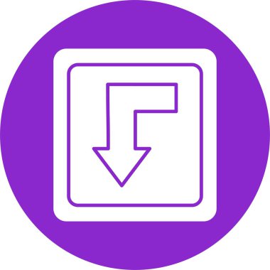 Geri Kabartma Çemberi Simgesi