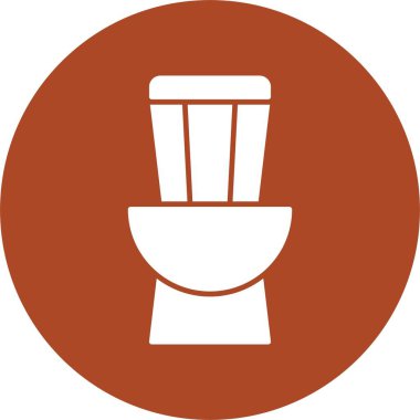 Tuvalet Kabartma Çemberi Simgesi