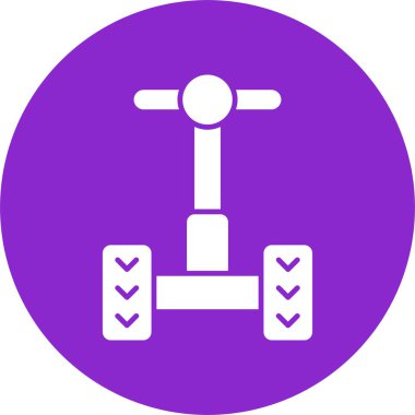 Segway Kabartma Çemberi Simgesi