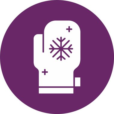 Mitten Kabartma Çemberi Simgesi