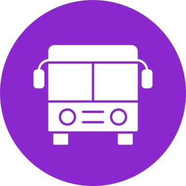 Otobüs Kabartma Çemberi Simgesi