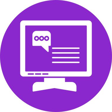 Chat Kabartma Çemberi Simgesi