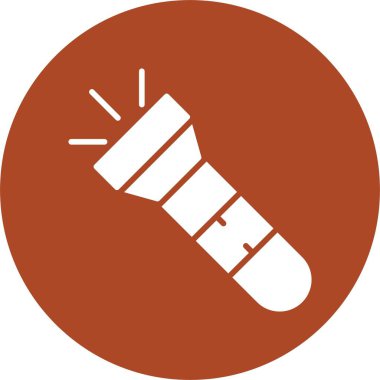 Meşale Kabartma Çemberi Simgesi