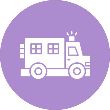 Polis Van Glyph Çemberi Simgesi