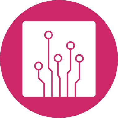 Devre Kabartma Çemberi Simgesi