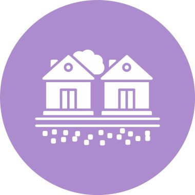 Yerleşim Alanı Kabartma Çemberi Simgesi