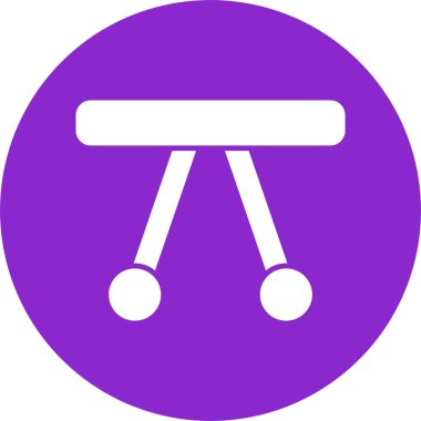 Sallanan Beşik Kabartma Çemberi Simgesi