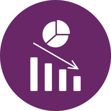 Pasta Grafiği Kabartma Çemberi Simgesi