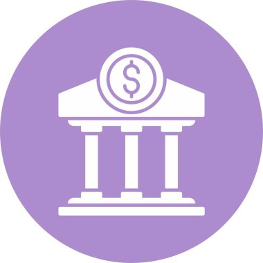 Banka Kabartma Çemberi Simgesi