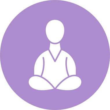 Meditasyon Kabartma Çemberi Simgesi