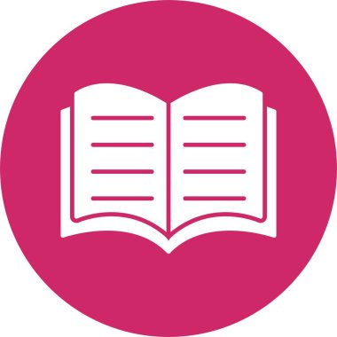 Kitap Kabartma Çemberi Simgesi