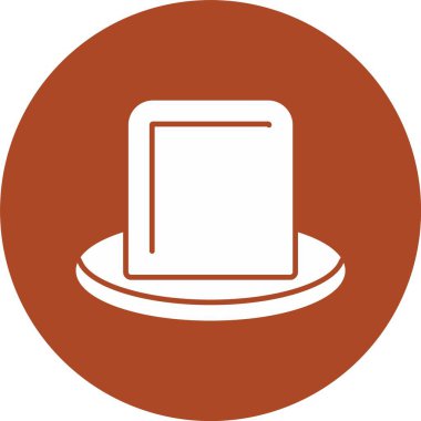 Şapka Kabartma Çemberi Simgesi