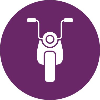 Motosiklet Kabartma Çemberi Simgesi