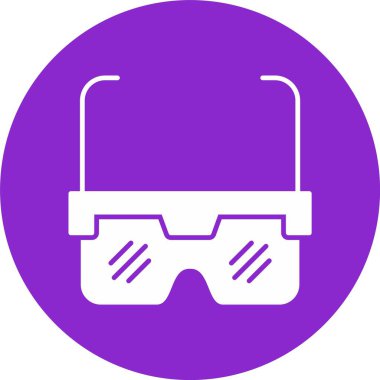 Göz Koruyucusu Kabartma Çemberi Simgesi