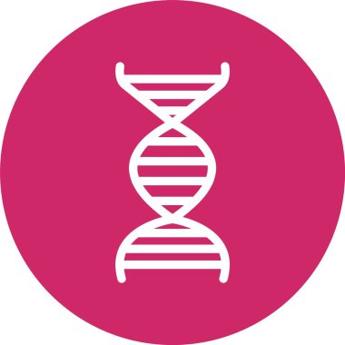 DNA Kabartma Çemberi Simgesi