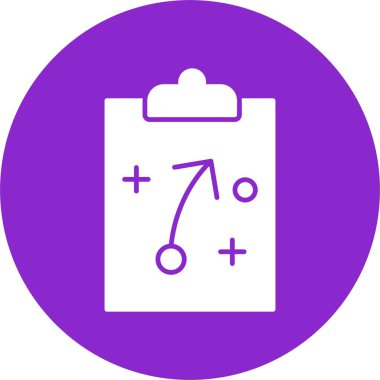 Strateji Kabartma Çemberi Simgesi