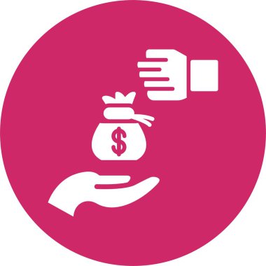 Rüşvet Kabartma Çemberi Simgesi