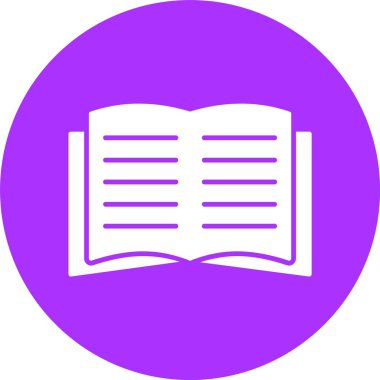 Kitap Kabartma Çemberi Simgesi