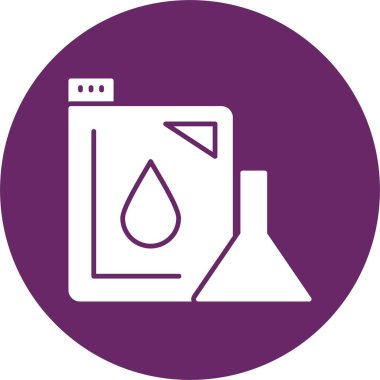 Makine Yağı Kabartma Çemberi Simgesi