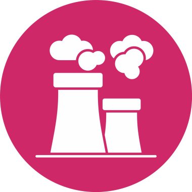 Hava Kirliliği Kabartma Çemberi Simgesi