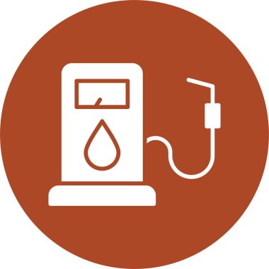 Gaz Pompası Kabartma Çemberi Simgesi