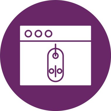 Çevrimiçi Alışveriş Çemberi Simgesi