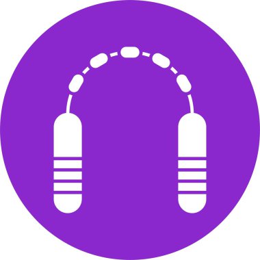 Nunchaku Kabartma Çemberi Simgesi