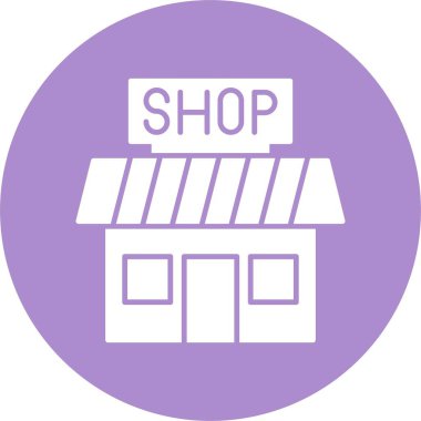 Mağaza Kabartma Çemberi Simgesi