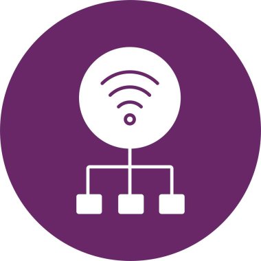 Ağ Kabartma Çemberi Simgesi