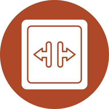 Geniş Kabartma Çemberi Simgesi